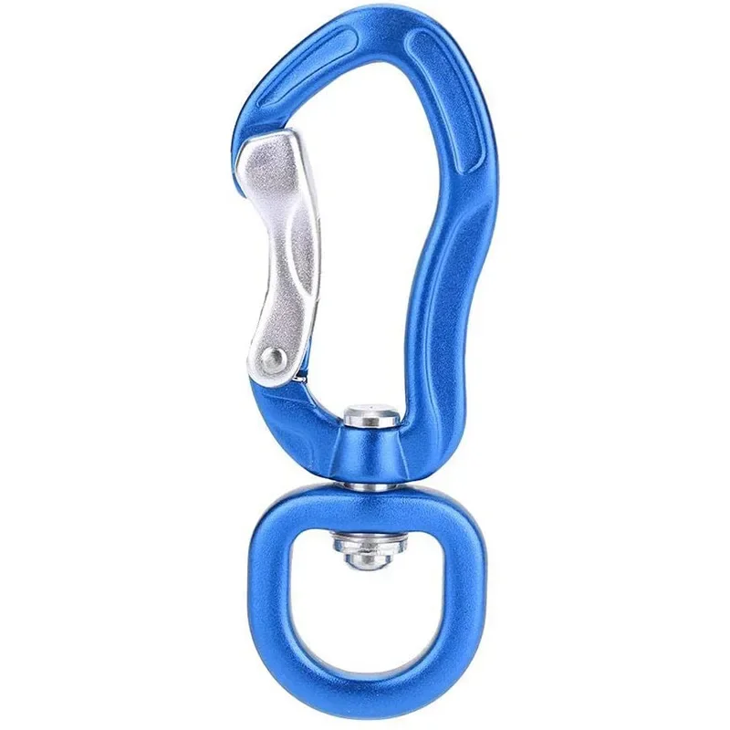 Swivel Carabiner Clip 360° Rotatable Spinner Carabiner Small Wire-gate Carabiner Rotational Hammock Hanging Clip Hook