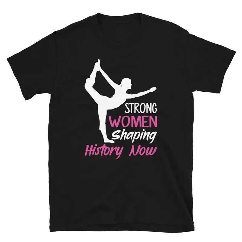 Strong Women Funny YOGA Peace Summer Namaste T-Shirt