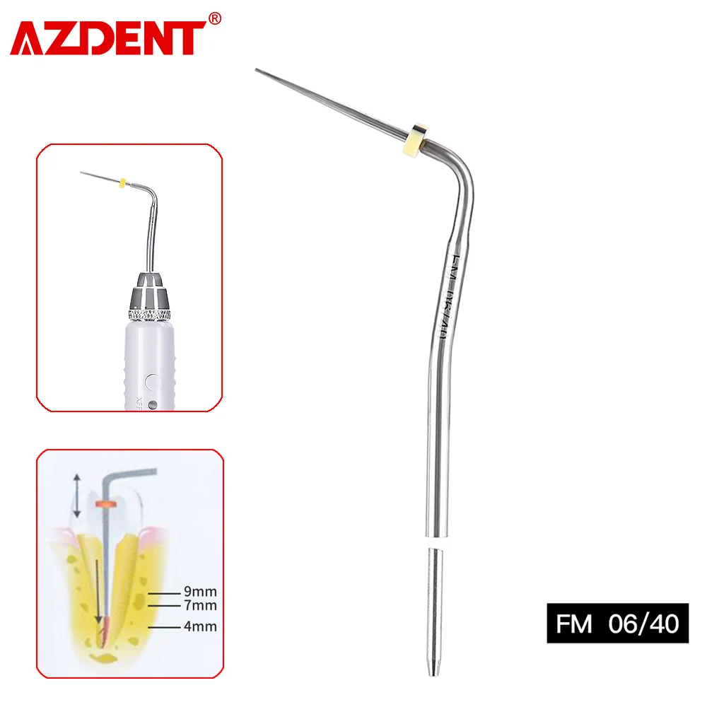 AZDENT 1pc Dental Endo System obturacyjny Gutta Percha Pen podgrzewane końcówki 4 Model F/FM/M/ML do napełniania kanału korzeniowego