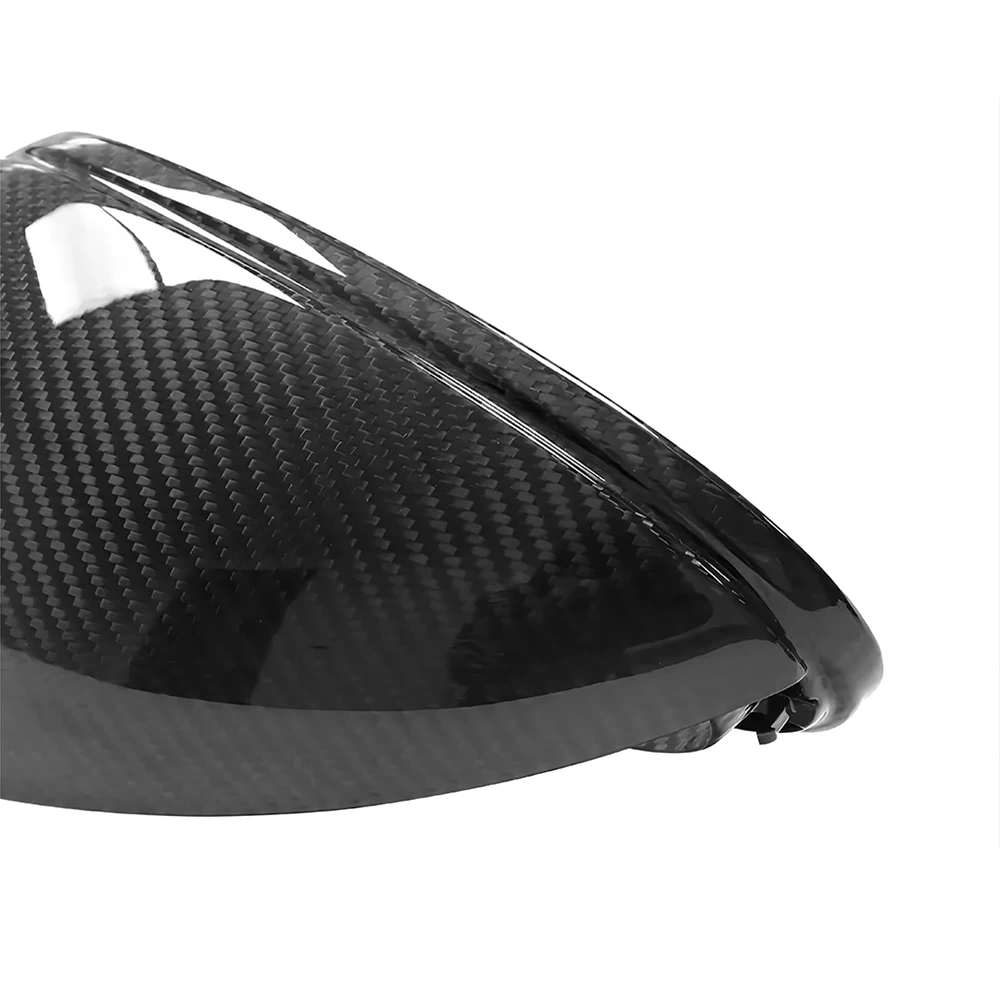 Replacement Rearview Side Mirror Covers Cap For 14-22 Porsche Macan 95B S GTS Turbo Carbon Fiber Casing Shell