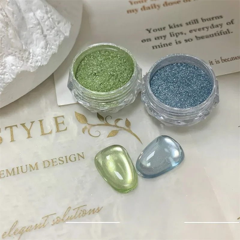 Manicure Super Flash bogaty w pigment musujące efekt lustrzany paznokcie lśniące letnie lusterko do paznokci w proszku metalowe narzędzia do zdobienia paznokci