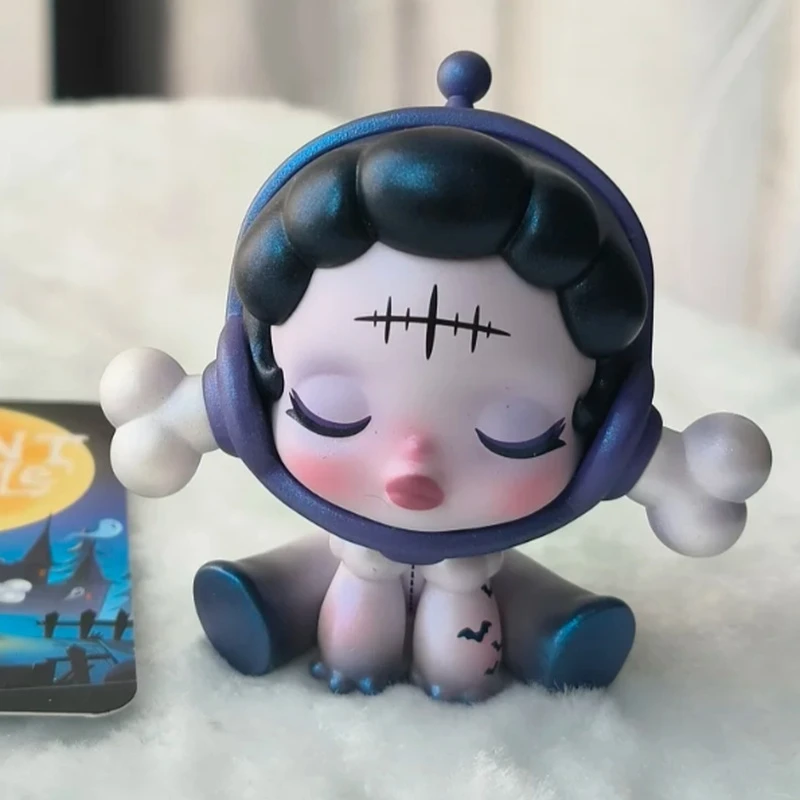 

Оригинальная коллекционная фигурка Popmart Skullpanda из серии Ancient Castle: Сюрприз-бокс, милая аниме-фигурка, таинственная коробка, подарок для девочек, персонализированная игрушка