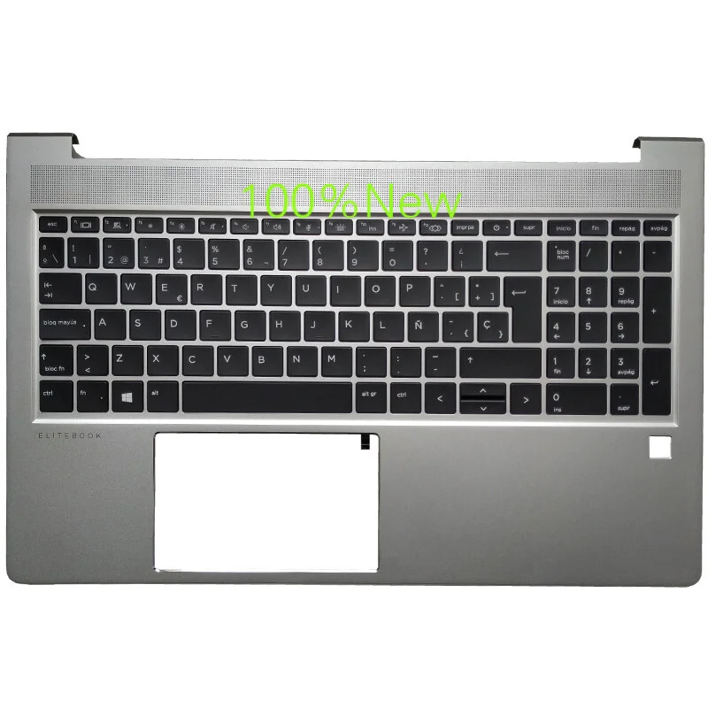 Baru untuk HP EliteBook 655 G10 penutup Keyboard Spanyol/Latin casing atas Palmrest