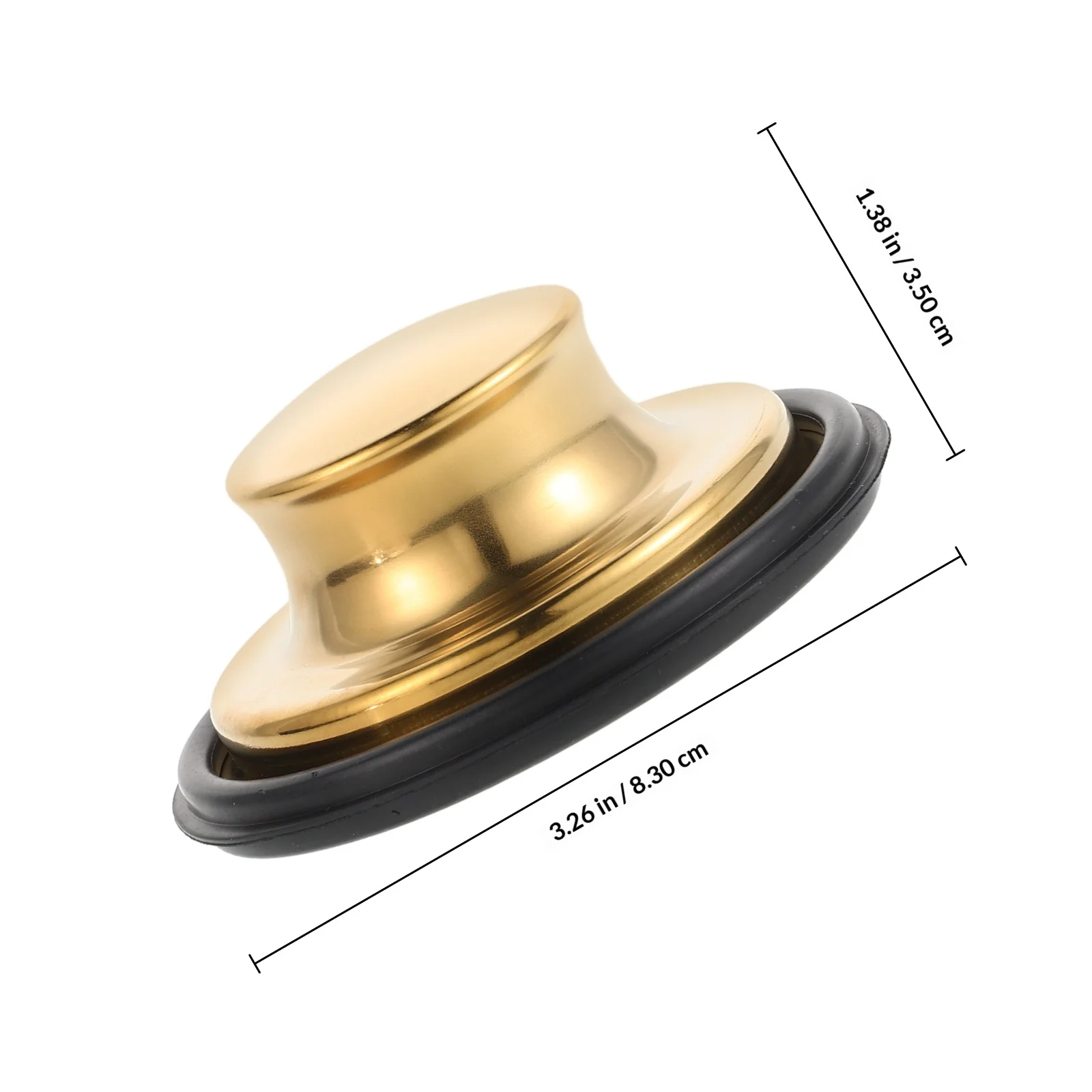 Silicone Kitchen Sink Drain Stopper Rubber Plug Replacement Garbage Disposal Stopper Universal Fit Durable Seal Cover for Waste