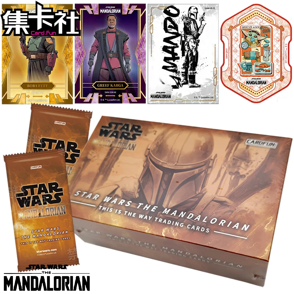 CARD.FUN Genuine STAR WARS Science Fiction Battle Adventure Movie Collection Card The Mandalorian High Quality Character Cards