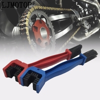Motorcycle chain brush Cleaner Gear Grunge Outdoor Cleaner Scrubber Tool For Kawasaki Ninja 650R Ninja ER6F Ninja ER6N W800 Z750