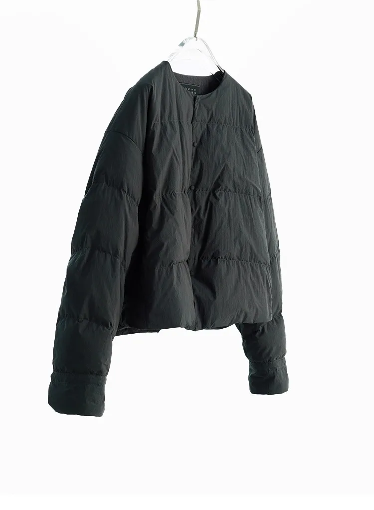Short down Jacket for Petite Women, 90% White Duck Down, Lightweight and Warm Coat, New Women's Fashion for Autumn and Winter 2026
