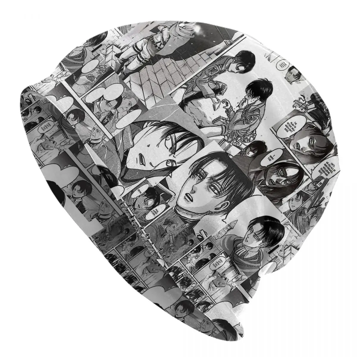 Manga Collage Washed Thin Bonnet Windproof Casual Beanies Protection Men Women Hats