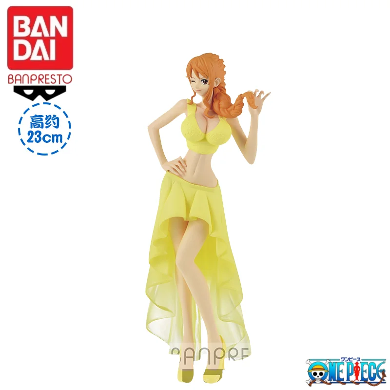 재고 있음 오리지널 반다이 원피스 고스트 프린세스 Perona Perona Nami 모델 장난감 동상 차고 액션 피규어 Collectible Ornaments