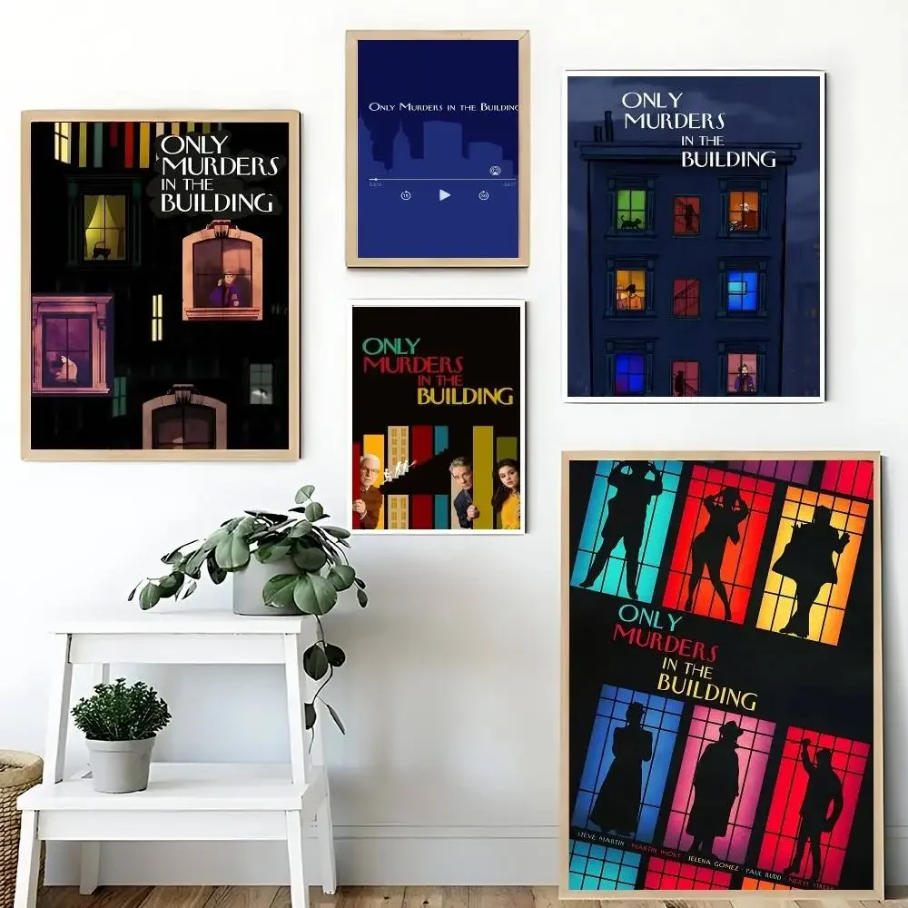 Funny TV Only M-Murders In The B-Building High Quality Print Poster Waterproof Wall Art For Living Bedroom Retro Room Decor Gift