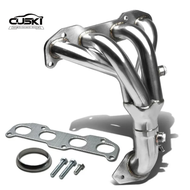 High Flow Racing Manifold Header Exhaust For 02-05 Nissan Sentra 2.5 Ser Se-R Spec-V quality Stainless Steel Car Exhaust System