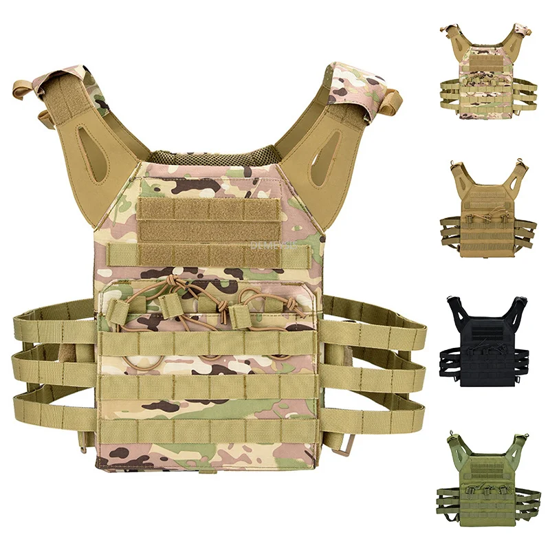 

Lightweight Tactical Vest Airsoft Paintball Outdoor CS Wargame Protective Molle Plate Carrier Tactics Equipment