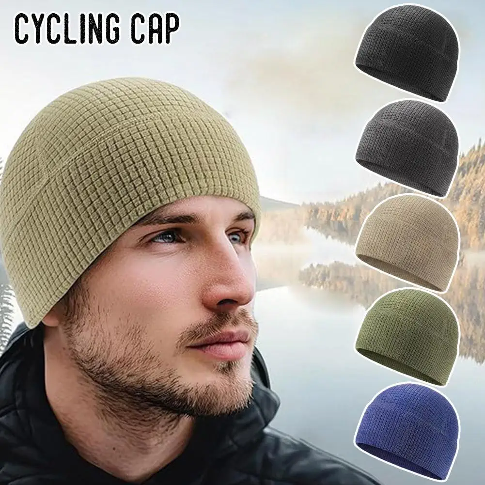 Winter Thickened Beanie Hat Breathable Comfortable Windproof Warm Running Skiing Cycling Sports Hat