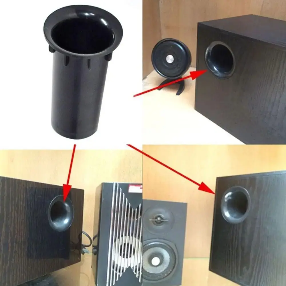 1Pcs Durable Vent Speaker Port Tube Plastic Bass Reflexes Inverted Tube Guide Tube for 2-15inch Speaker