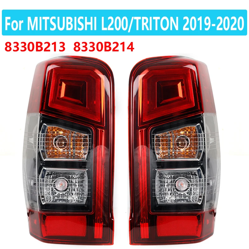 Left/Right For Mitsubishi L200 Triton 2019-2020 Tail Light Side Rear Brake Reverse Stop Lamp Car Accessories Tail Lamp Assy