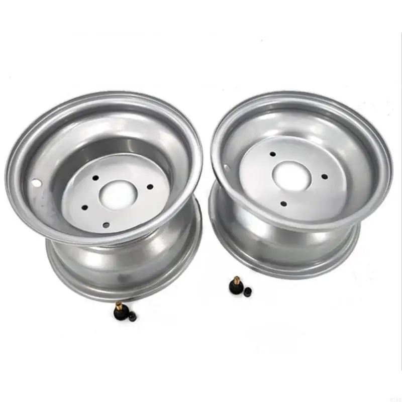 

M76E 8 Inch Motorcycle Tires Strong Iron Rims Quick Install Front Rear Tires for Sand Mud & Grass Riding Stability