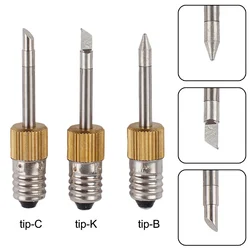 Soldering Tips USB Soldering Iron Head Replacement Soldering Iron Tips Welding Head For E10 Interface Welding Rework Accessories