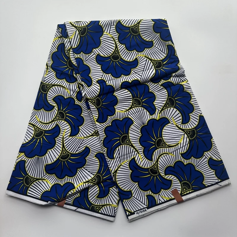 

African Wax Fabric for Dresses 6 Yards Holland Ankara Print