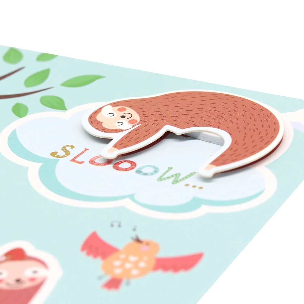 Creative Path Wild Time Deko-Aufkleberbögen, niedliche Tier-Camping-3D-Aufkleber für Scrapbooking, Journaling, DIY, Basteln, Kartenherstellung – Detail 17