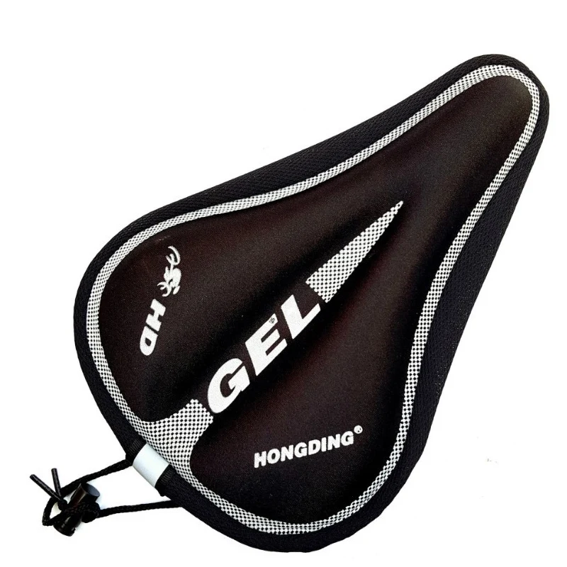 Gel Padded Bike Seat Cover Ergonomic Memory Sponge Cycling Saddle Cover Soft Thickened Shockproof Breathable Bike Seat Cover