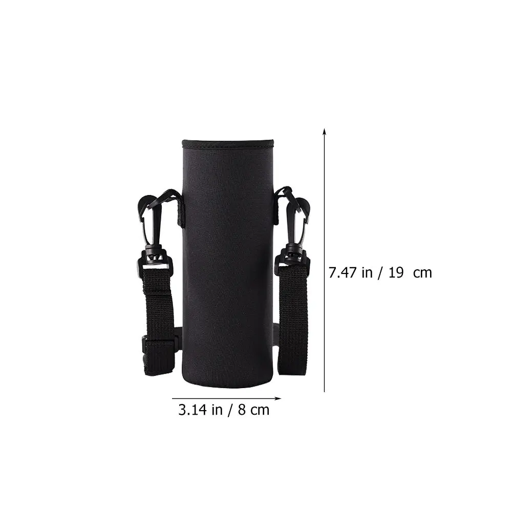 4Pcs Water Bottle Carrier Bag Reusable Washable Cloth Bottle Holder with Hanging Handle for Gym Hiking Camping Travel Beach