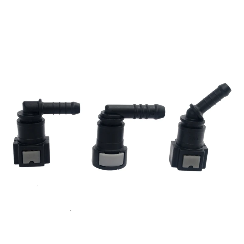 7.89mm ID 5.5 6 7.5 Car Fuel Line Coupler Hose Quick Connect Rubber Nylon Oil Pipe Adapter Disconnect Release Female Connector