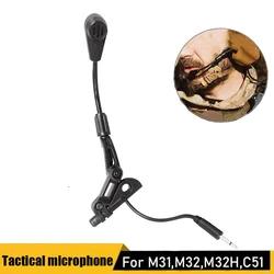 Earmor Tactical Communications Headset Microphone Replacement Boom Microphone  for EARMOR M32 and M32H Tactical Headsets