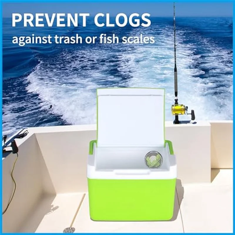 مصفاة شاشة مهوية Efficient-3⁄4 بوصة - 14 شبكة من الفولاذ المقاوم للصدأ متوافقة مع مضخة Livewell 10 قطع #3