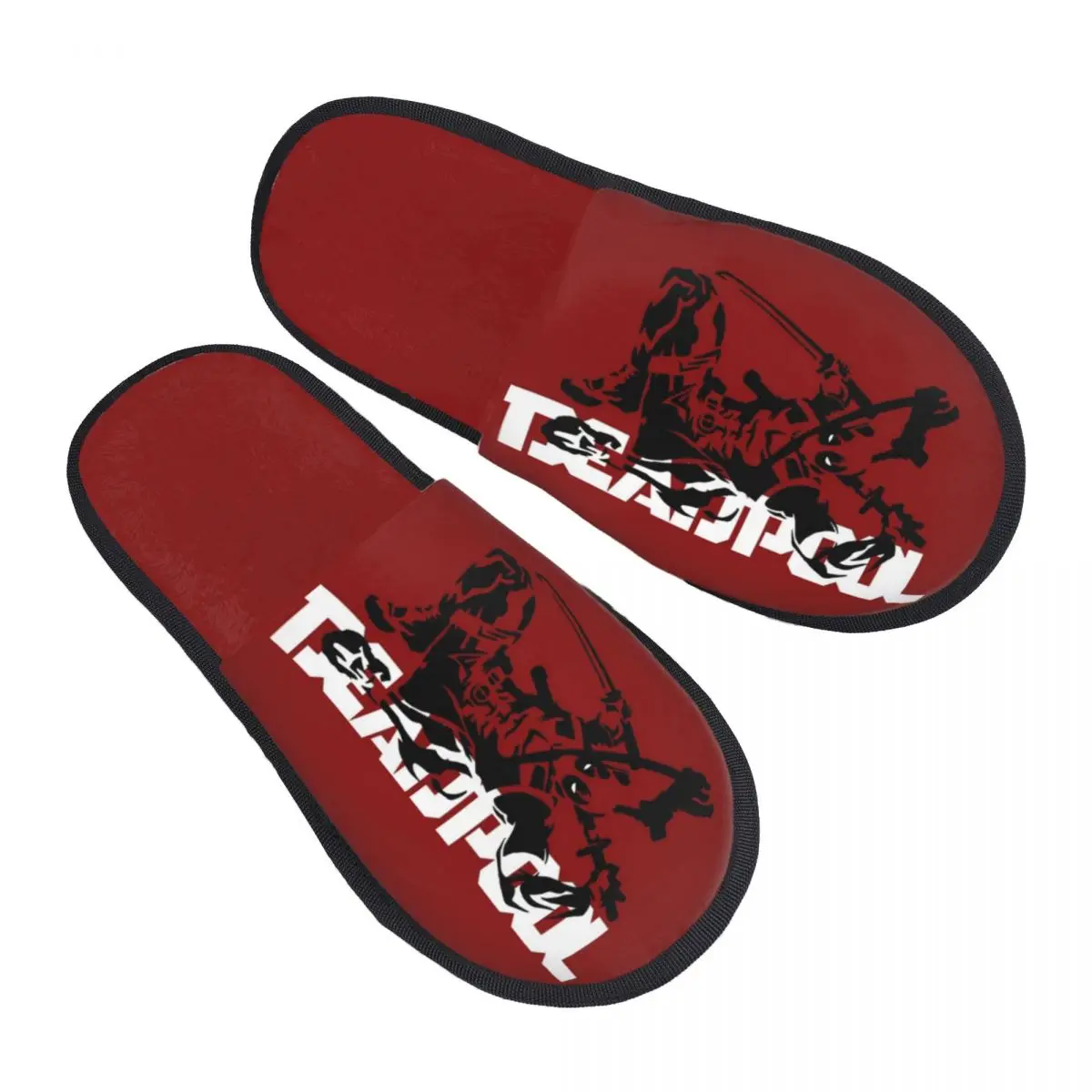 

Custom Print Women Deadpool Movie House Slippers Soft Warm Memory Foam Fluffy Slipper Indoor Outdoor Shoes