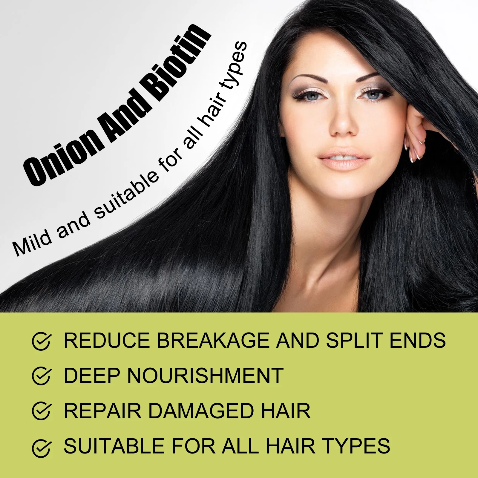 Amla Oil Shampoo Anti Loss Strengthen Root Repair Damaged Hair Anti-Breakage Conditioner Reduce Split Ends Nourishing Hair Mask view 4