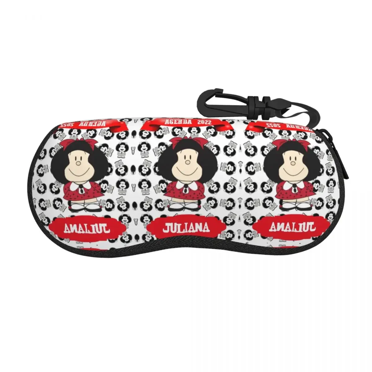 Custom Kawaii Cartoon Mafalda Glasses Case Stylish Anime Shell Eyeglasses Case Sunglasses Box