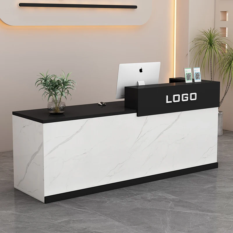 

Salon Supplies Modern Reception Desks Luxury Decorations Commercial Reception Desk Counter Hotel Office Commercial Furniture