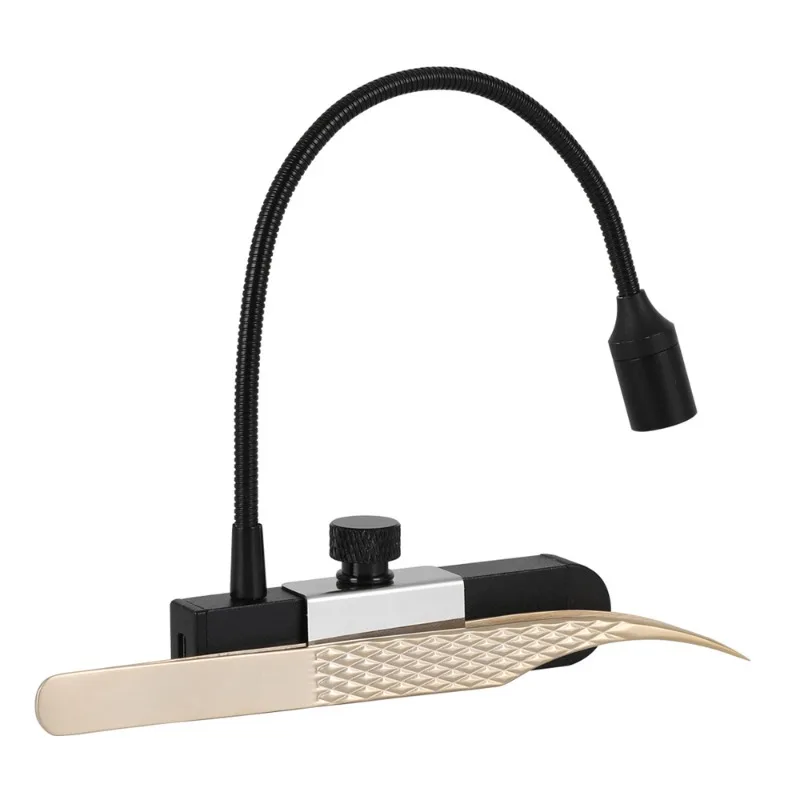 

UV Eyelash Glue Curing Light False Eyelash Extension LED Portable Tweezers Light