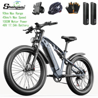 E-Bike Shengmilo MX05 Brake Hydraulic Oil Brake 1000W Motors 48V17.5AH Brushless Lithium Battery Adult Off Road E-bike
