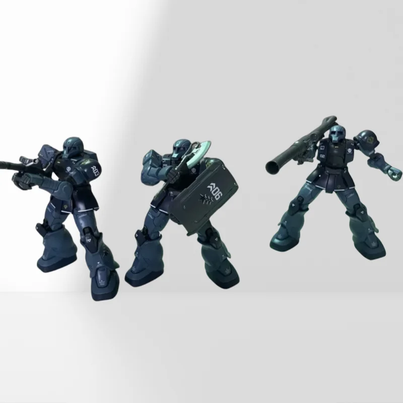 GTO HG 1/144 MS-05 ZakuⅠ 블랙 트라이 스타 Mech 조립 모델 키트 액션 피규어 데스크탑 장식 인형 어린이 장난감 선물