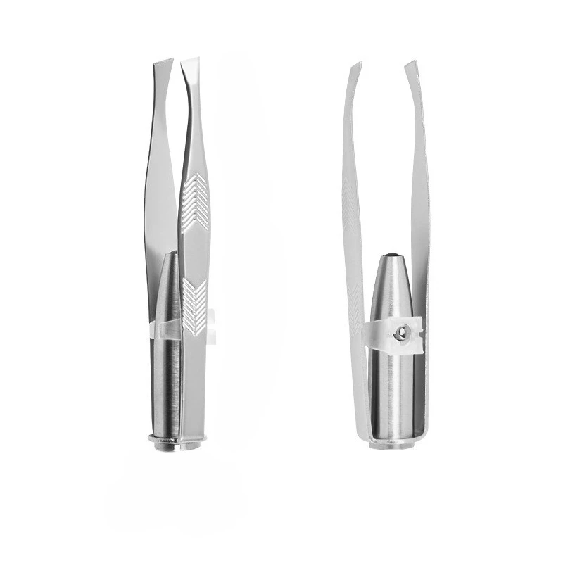 High Precision LED Eyebrow Tweezers with Built in Light for Perfect Grooming and Flawless Makeup Touch Ups