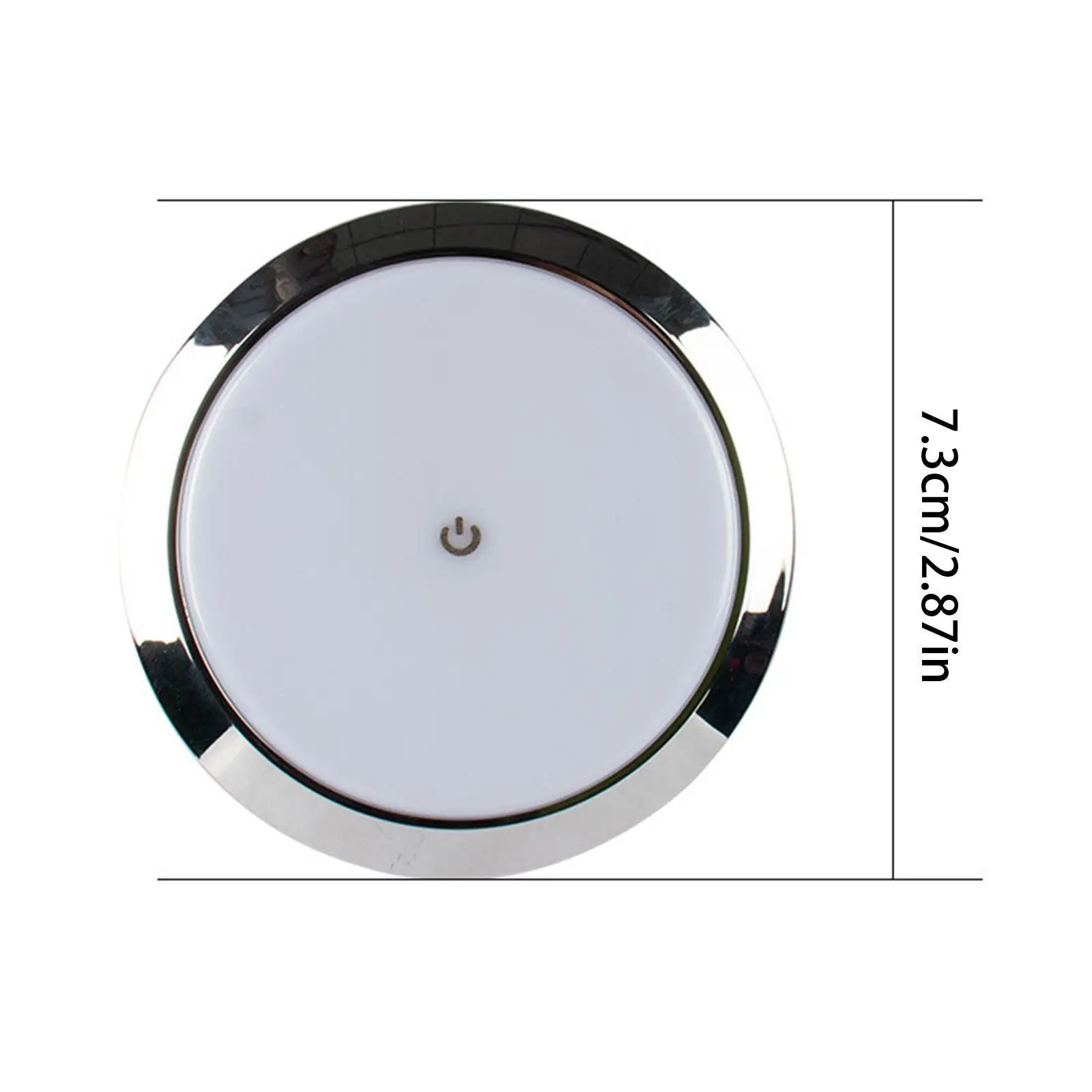 RV Interior Ceiling LED Light With Switch 5W 12V/24V Car Interior Led Round Light RV Indoor Roof Lamp For Camper Boat view 5