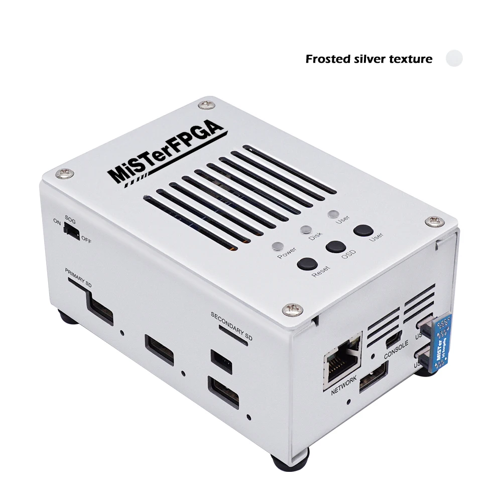 Metalowe obudowy dla zestawu Mister FPGA Core Control Suit dla płyty głównej DE10-Nano / płyty we/wy v6.1 i nowego koncentratora USB Mister