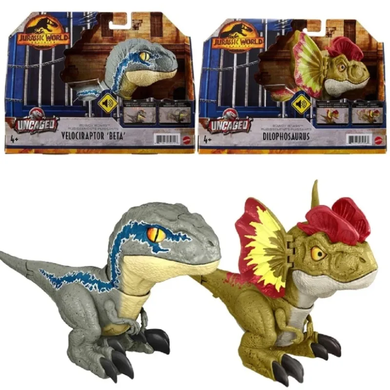 

100% Original New Jurassic World Dinosaurs Uncaged Rowdy Roars Sound Move Electric Toys for Boys Birthday Christmas Gifts