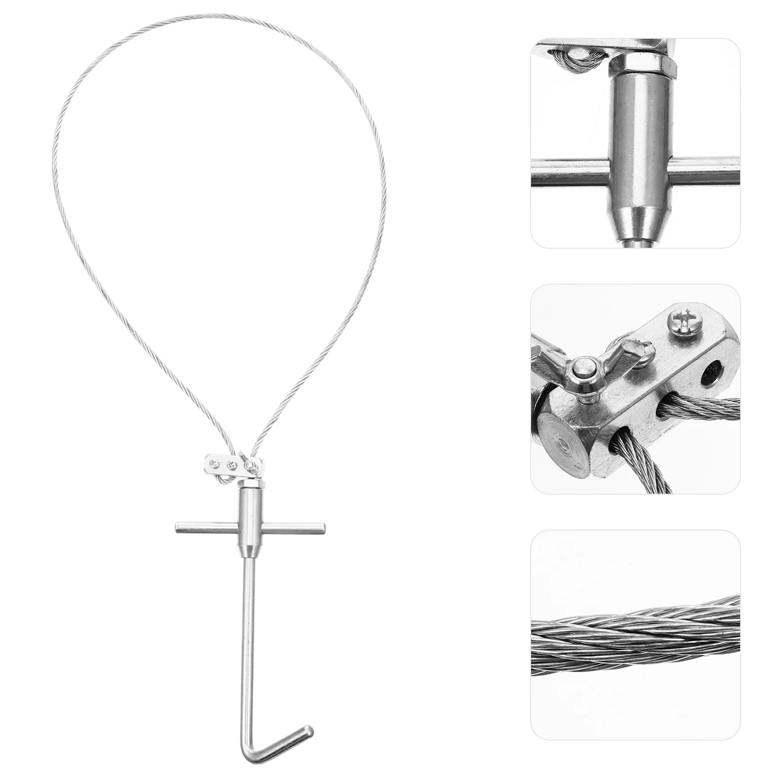 

Pig Set Animal Catcher Beer Restraining Device Trap Outdoor Livestock Snare Stainless Steel