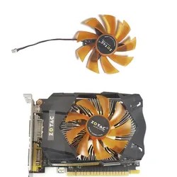 New GPU Fan 2PIN DC 12V 0.28A GA92S2M GTX 750 GPU Cooler for Zotac Geforce GTX 750 Ti 650 Graphics Card