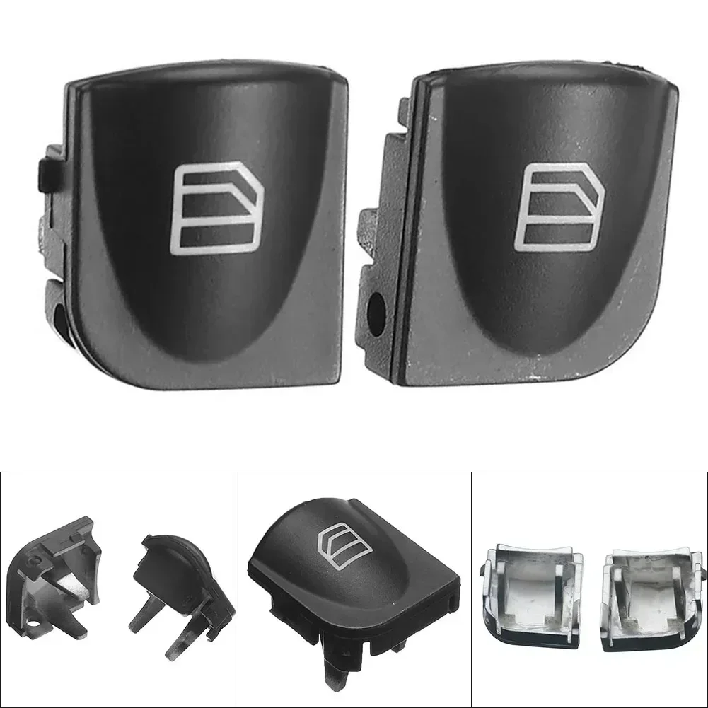1pair Car Window Switch Button For Mercedes C Class W203 For W209 Set Window Regulator Switch Cover Cap Button A2038200110
