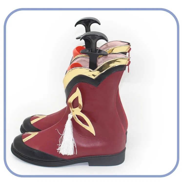 أحذية The Blade Dancer Irelia التأثيرية أحذية كرنفال الهالوين أحذية PU ملحقات الرسوم المتحركة دعائم تنكرية مصنوعة حسب الطلب