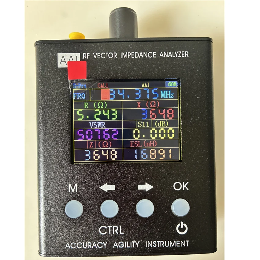 N1201SA Resistive Impedance Capacitive Sensitivity nH NanoVNA Standing Wave Meter Vector Network Analyzer