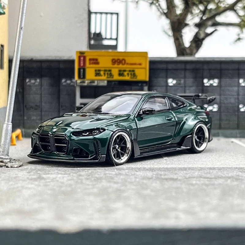 

SW литой под давлением масштаб 1:64 M4 G82 ADRO BODY KIT ширококорпусный модифицированный сплав модель автомобиля коллекция украшения подарочные игрушки статический дисплей