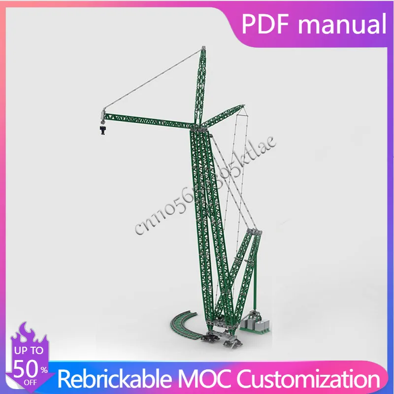 15113 Piece Moc Hot Selling High Tech Ring-Shaped Crane Building Blocks Model Creative DIY Assembly Toys Children Birthday Gifts