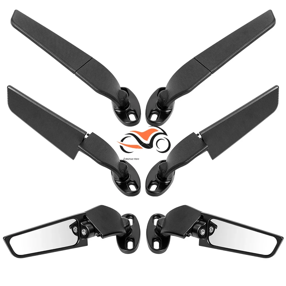 

Rearview Mirror For Yamaha YZF R1 R3 R125 R25 R15V3 R1S Side Mirrors ModifiedWind Wing Rotating Espelhos Moto Espejo Retrovisor