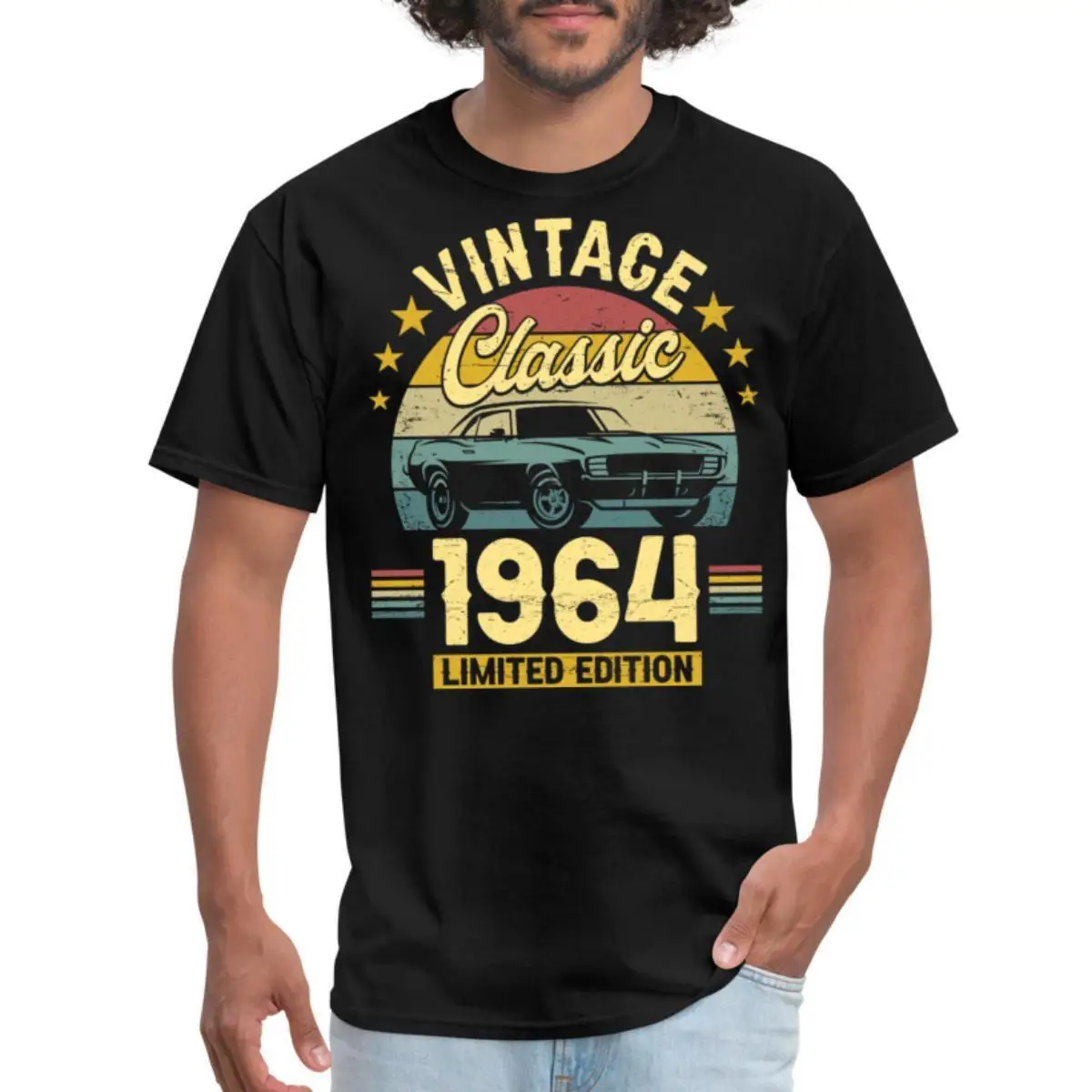 

1964 Vintage Muscle Car 60th Birthday Men's T Shirt