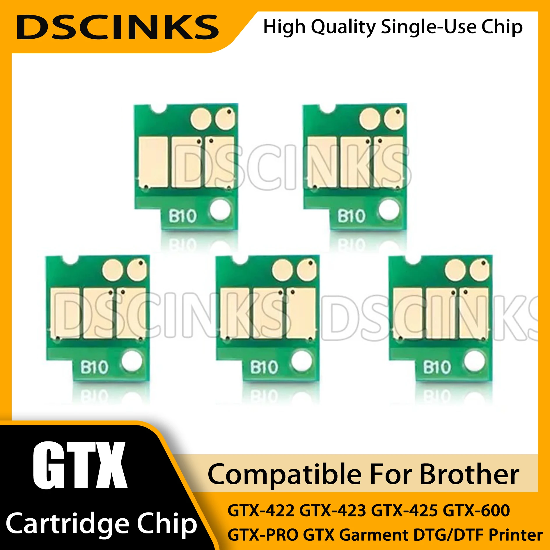 For Brother GTX Chip 700Ml GTX Ink Bag Chips One Time Use Chip for Brother GTX GTX-422 Pro GTX-423 Pro GTX PRO Printer