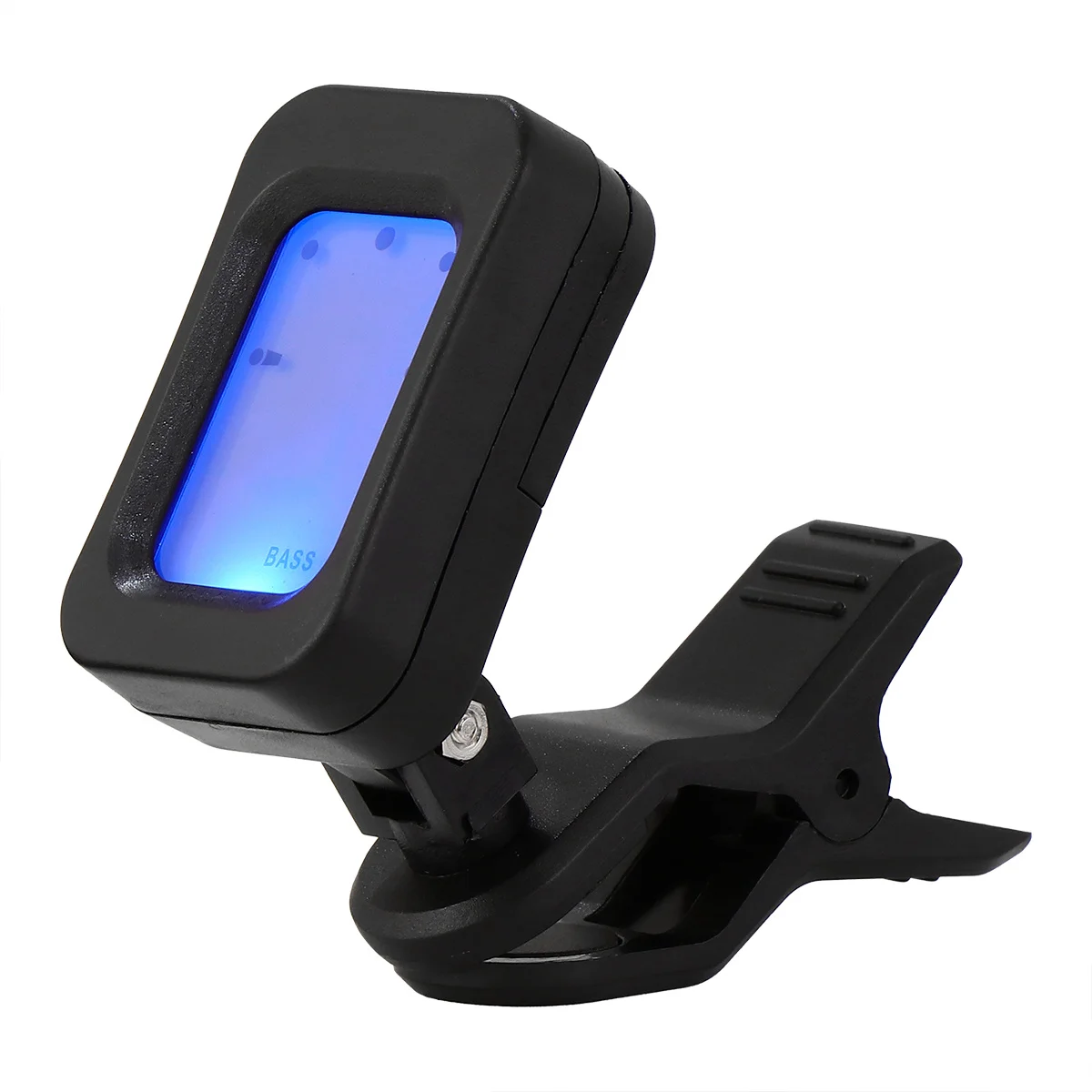 

1pc Electronic Tuner Black Led Display Auto-Off Function For Guitar Violin Ukulele Bass Multiple Use Instrument Tuning Tool